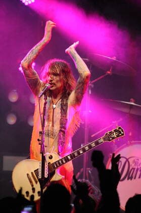CHICAGO, IL - MARCH 30: The Darkness in concert at The Park West in Chicago, Illinois on March 30,2022. Copyright: xGenexAmbox