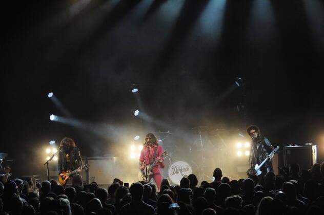 CHICAGO, IL - MARCH 30: The Darkness in concert at The Park West in Chicago, Illinois on March 30,2022. Copyright: xGenexAmbox
