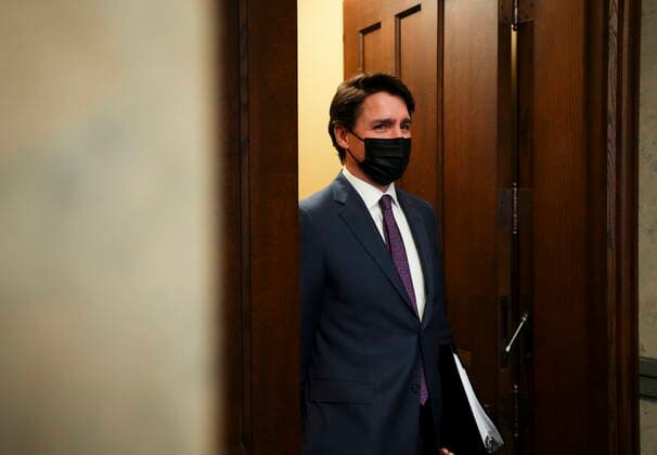 March 31, 2022, Ottawa, Ontario, Canada: Prime Minister Justin Trudeau arrives at question period on Parliament Hill in Ottawa on Thursday, March 31, 2022. Ottawa Canada  - ZUMAc35_ 20220331_zaf_c35_029 Copyright: xSeanxKilpatrickx