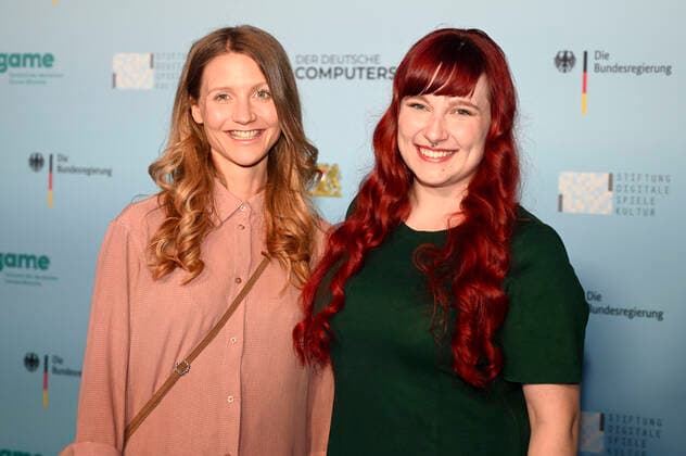 Jana Forkel and Kathrin Radtke at the German Computer Game Award 2022 ceremony in the TonHalle Munich, 31 03 2022 Foto:xR.xHeinex xFuturexImage