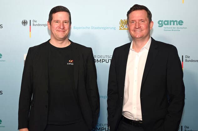 Benjamin Zuckerer and Stephan Vogler at the award ceremony of the German Computer Game Award 2022 in the TonHalle Munich, 31 03 2022 Foto:xR.xHeinex xFuturexImage