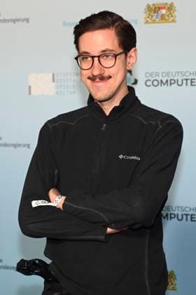 Maximilian Knabe at the award ceremony of the German Computer Game Award 2022 in the TonHalle Munich, 31 03 2022 Foto:xR.xHeinex xFuturexImage