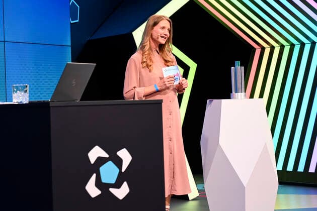 Jana Forkel at the award ceremony of the German Computer Game Award 2022 in the TonHalle Munich, 31 03 2022 Foto:xR.xHeinex xFuturexImage