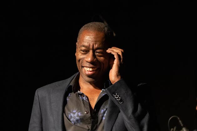 The singer and frontman Andrew Roachford, MBE The British soul band Roachford with the Twice in a lifetime Tour 2021 2022 at the live performance in the Harmonie in Bonn, 01 04 2022