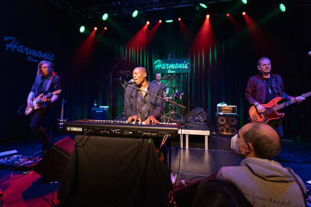The British soul band Roachford with the Twice in a lifetime Tour 2021 2022 at the live performance in the Harmonie in Bonn, 01 04 2022