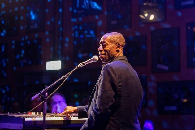 The singer and frontman Andrew Roachford, MBE The British soul band Roachford with the Twice in a lifetime Tour 2021 2022 at the live performance in the Harmonie in Bonn, 01 04 2022