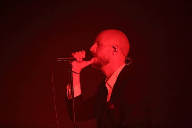 Sivert Hoyem of the band Madrugada at a concert at the Tempodrom in Berlin, 1 April 2022 Madrugada concert Berlin