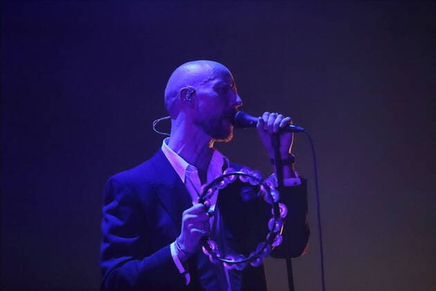 Sivert Hoyem of the band Madrugada at a concert at the Tempodrom in Berlin, 1 April 2022 Madrugada concert Berlin