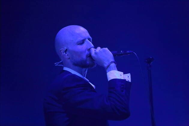 Sivert Hoyem of the band Madrugada at a concert at the Tempodrom in Berlin, 1 April 2022 Madrugada concert Berlin
