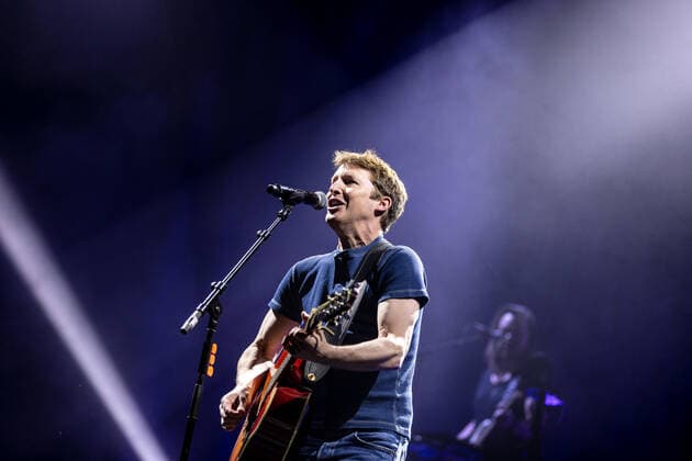 Hamburg, 2 April 2022 James Blunt at a concert in Hamburg Barclays Arena