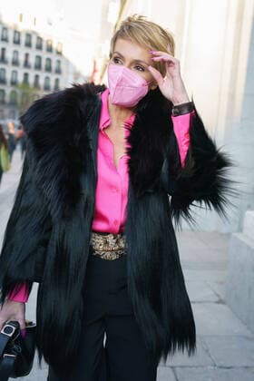 April 2, 2022, Madrid, Spain: Rocio Carrasco attends the Manuel Alejandro concert at the Royal Theater in Madrid. Madrid Spain - ZUMAs197 20220402_zaa_s197_319 Copyright: xAtilanoxGarciax