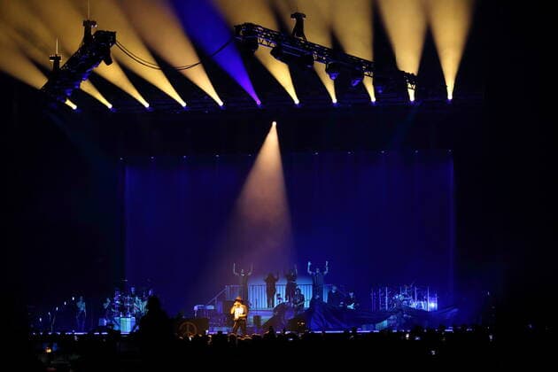 Sarah Connor at a concert at the Mercedes Benz Arena in Berlin, 2 April 2022 Sarah Connor concert Berlin