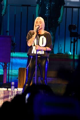 Sarah Connor live at a concert of her Herz Kraft Werke Tour at the Mercedes Benz Arena Berlin, 04 02 2022 Foto:xN.xKubelkax xFuturexImage