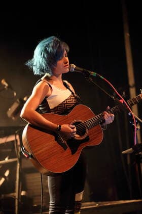 Charly Klauser at a concert supporting Leslie Clio at the Columbia Theater in Berlin, 3 April 2022 Charly Klauser concert Berlin