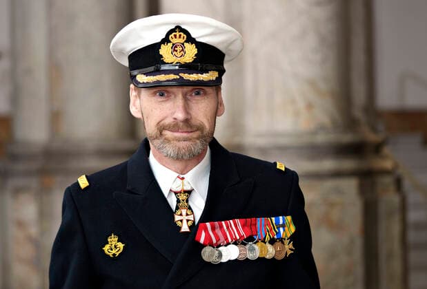 Commanders Anders Friis, Rungsted Kyst, thanked for the Commanders Cross at the Public Audience at Christiansborg Castle, Monday 4 April 2022, Copenhagen  Copyright: KeldxNavntoft KeldxNavntoftx COP10552 spdk20220404-145340-L