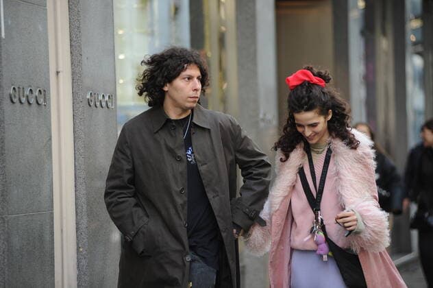 Milan, 04-04-2022 Chiara Scelsi, the famous model who works for several prestigious brands and Dolce & Gabbana s muse, surprised walking through the streets of the center with her boyfriend Gianmaria Coccoluto, son of the famous DJ Claudio who died a year ago.  Copyright: xMimmoxCarrierox xipa-agency.netx xMIMMOxCARRIEROx