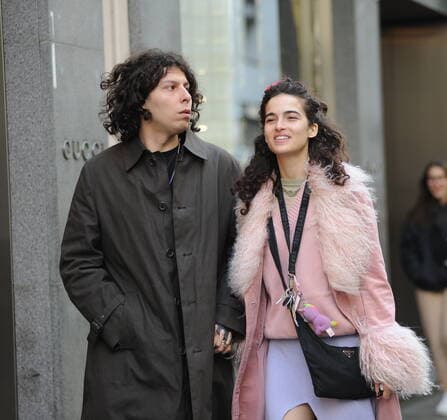 Milan, 04-04-2022 Chiara Scelsi, the famous model who works for several prestigious brands and Dolce & Gabbana s muse, surprised walking through the streets of the center with her boyfriend Gianmaria Coccoluto, son of the famous DJ Claudio who died a year ago.  Copyright: xMimmoxCarrierox xipa-agency.netx xMIMMOxCARRIEROx
