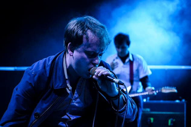 Concert of Lice in Berlin Columbiahalle The band Lice from Bristol played as support band of Sleaford Mods in the sold out Berlin Columbiahalle , Berlin Germany Neukölln
