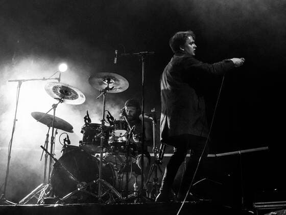 Concert of Lice in Berlin Columbiahalle The band Lice from Bristol played as support band of Sleaford Mods in the sold out Berlin Columbiahalle , Berlin Germany Neukölln