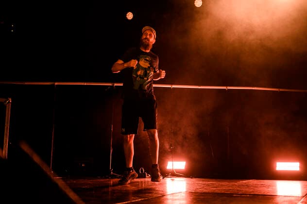 Sleaford Mods concert in Berlin Columbiahalle Sleaford Mods played in sold out Berlin Columbiahalle , Berlin Berlin Germany Neukölln