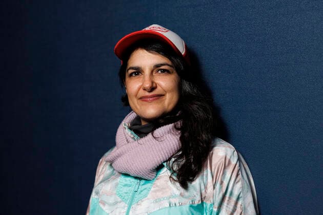 Actress Javeh Asefdjah after receiving the choices audience award for Nico by Eline Gehring at the IFFF Dortmund Cologne 2022 awards ceremony at Filmforum NRW Cologne, 03 04 2022 NRW Germany. Copyright: xChristophxHardtx