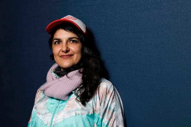 Actress Javeh Asefdjah after receiving the choices audience award for Nico by Eline Gehring at the IFFF Dortmund Cologne 2022 awards ceremony at Filmforum NRW Cologne, 03 04 2022 NRW Germany. Copyright: xChristophxHardtx