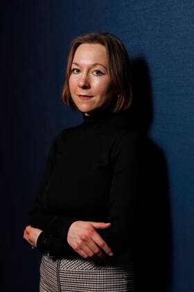 Ukrainian jazz musician Tamara Lukasheva at the festive award ceremony of IFFF Dortmund Cologne 2022 at Filmforum NRW Cologne, 03 04 2022 NRW Germany Copyright: xChristophxHardtx