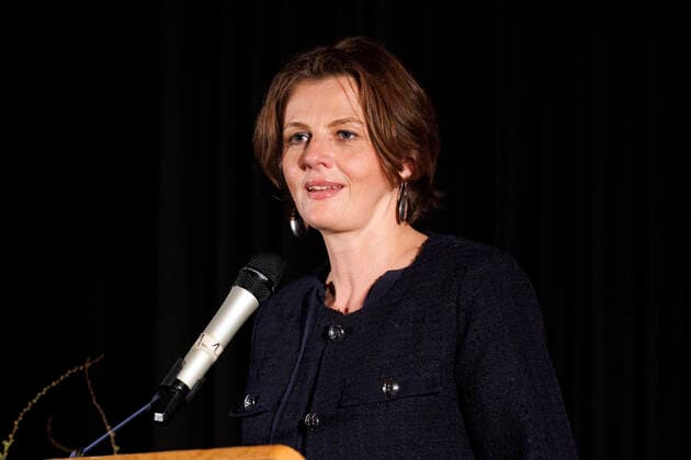Dr Maxa Zoller, Artistic Director of the International Womens Film Festival Dortmund Cologne, at the festive award ceremony of the IFFF Dortmund Cologne 2022 at Filmforum NRW Cologne, 03 04 2022 NRW Germany. Copyright: xChristophxHardtx
