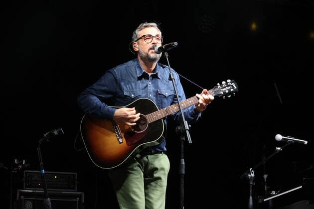 Brunori Sas during the benefit concert Tocca a noi, Music for peace to raise funds to support the activities of Save the children in Ukraine in Piazza Maggiore Bologna, April 5, 2022 photo Michele Nucci  Copyright: xMichelexNuccix xipa-agency.netx xx 0