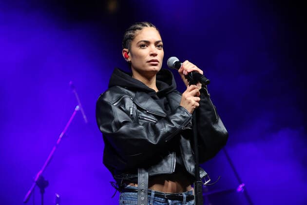 Elodie during the Benefit Concert Tocca a noi, Music for peace to raise funds to support the activities of Save the children in Ukraine in Piazza Maggiore Bologna, April 5, 2022 photo Michele Nucci  Copyright: xMichelexNuccix xipa-agency.netx xx 0