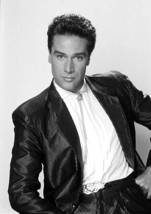 Fernando Allende studio portrait session in 1984 Copyright: xRonxWolfsonx xMediaPunchx