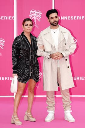 Cannes International Series Festival, Canneseries, Preisverleihung Romane Jimonet (Romy) - Anil Brancaleoni CELEBRITES : Canneseries - Pink Carpet de la ceremonie de cloture - 06 04 2022 NorbertScanella Panoramic 