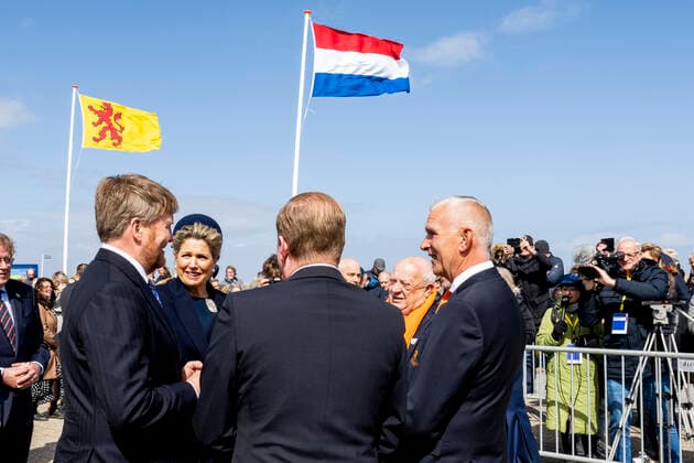 07-04-2022 Bollenstreek Queen Maxima and King Willem-Alexander visited Katwijk in the Dune and Bulb Region, Duin- en Bollenstreek. Â  Copyright: xPPEx