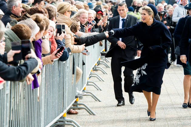 07-04-2022 Bollenstreek Queen Maxima visited Katwijk in the Dune and Bulb Region, Duin- en Bollenstreek. Â  Copyright: xPPEx