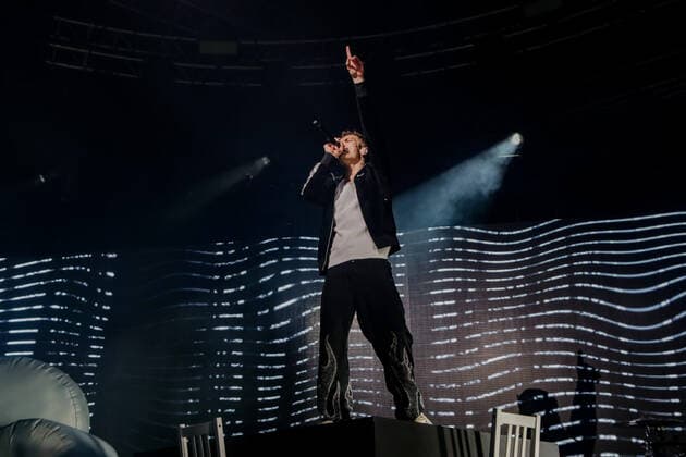Italian singer and Sanremo 2022 winner Blanco in concert at Fabrique in Milan, Italy, on April 6 2022  Copyright: xMairoxCinquettix xipa-agency.netx xx 0