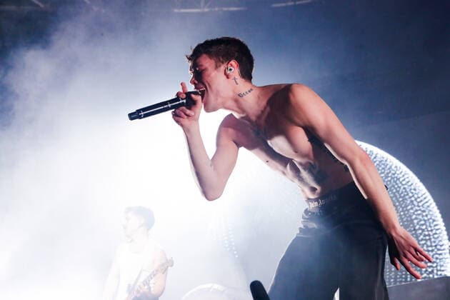 Italian singer and Sanremo 2022 winner Blanco in concert at Fabrique in Milan, Italy, on April 6 2022  Copyright: xMairoxCinquettix xipa-agency.netx xx 0
