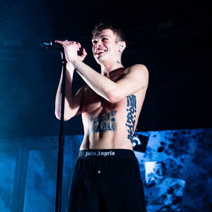 Italian singer and Sanremo 2022 winner Blanco in concert at Fabrique in Milan, Italy, on April 6 2022  Copyright: xMairoxCinquettix xipa-agency.netx xx 0
