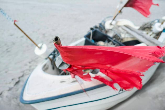 Small boats of coastal fishing lie on the beach in the Baltic resort of Ahrenshoop Ahrenshoop Copyright: FrankxHormannx xnordlicht