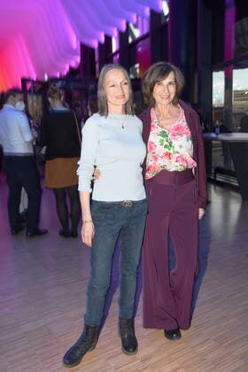 Ditte Ferrigan Schupp actress Maria Bachmann actress Munich 07 04 2022 Showpalast Cinema in Concert Ensemble German Film Orchestra Babelsberg, Munich