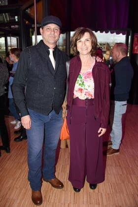 Michael Guillaume actor Maria Bachmann actress Munich 07 04 2022 Showpalast Cinema in Concert Ensemble German Film Orchestra Babelsberg, Munich