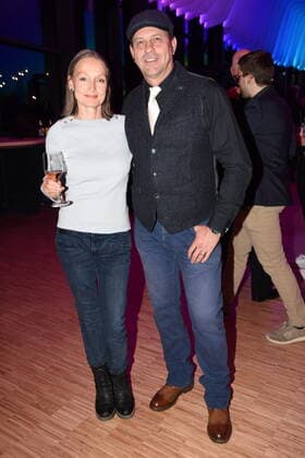Ditti Ferrigan Schupp Schauspierin Michael Guillaume Actor Munich 07 04 2022 Showpalast Cinema in Concert Ensemble German Film Orchestra Babelsberg, Munich