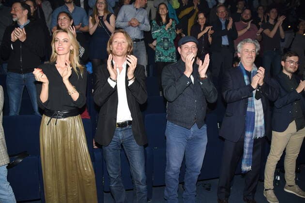 Coco Mike A Kraus graphic Michael Guillaume actor Timothy Peach actor Munich 07 04 2022 Showpalast Cinema in Concert Ensemble German Film Orchestra Babelsberg, Munich