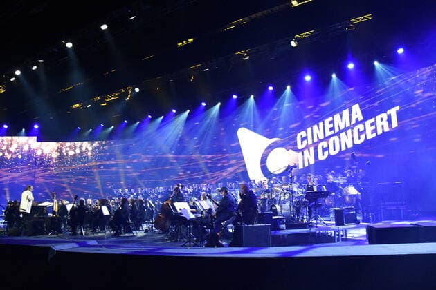 Ensemble German Film Orchestra Babelsberg, Munich 07 04 2022 Showpalast Cinema in Concert Ensemble German Film Orchestra Babelsberg, Munich