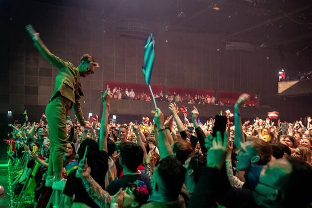 2022 04 09 20 43 45 AMSTERDAM Latvia with the song Eat Your Salad performs during Eurovision in Concert in AFAS Live Several artists will perform during this concert who will participate in the festival in May ANP PAUL BERGEN netherlands out belgium out  Copyright: xx x446858092x originalFilename: 446858092.jpg