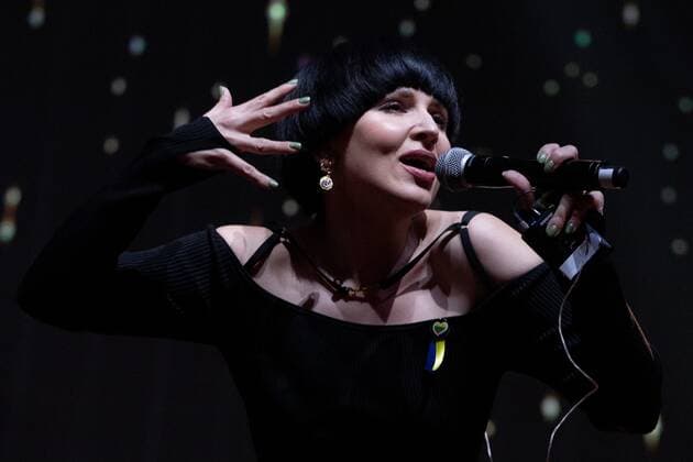 2022 04 09 22 16 41 AMSTERDAM Singer Monika Liu performs with the song Sentimentai on behalf of Lithuania during Eurovision in Concert in AFAS Live Several artists will perform during this concert who will participate in the festival in May ANP PAUL BERGEN netherlands out belgium out  Copyright: xx x446894367x originalFilename: 446894367.jpg