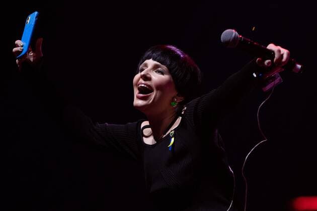 2022 04 09 22 18 56 AMSTERDAM Singer Monika Liu performs with the song Sentimentai on behalf of Lithuania during Eurovision in Concert in AFAS Live Several artists will perform during this concert who will participate in the festival in May ANP PAUL BERGEN netherlands out belgium out  Copyright: xx x446894383x originalFilename: 446894383.jpg