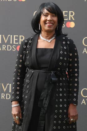 Lolita Chakrabarti attends The Olivier Awards 2022 with MasterCard at the Royal Albert Hall in London. APRIL 10th 2022  CMYx2317