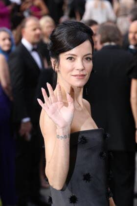 . 10 04 2022. London, United Kingdom. Lily Allen arriving at The Olivier Awards in London.  xStephenxLockx xi-Imagesx IIM-23303-0030