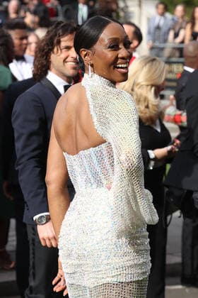 Beverley Knight attends The Olivier Awards 2022 with MasterCard at the Royal Albert Hall in London. APRIL 10th 2022  CMYx2317