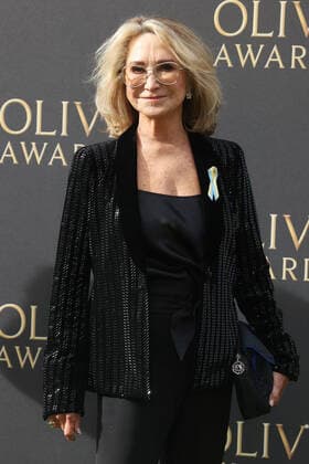 Felicity Kendal attends The Olivier Awards 2022 with MasterCard at the Royal Albert Hall in London. APRIL 10th 2022  CMYx2317